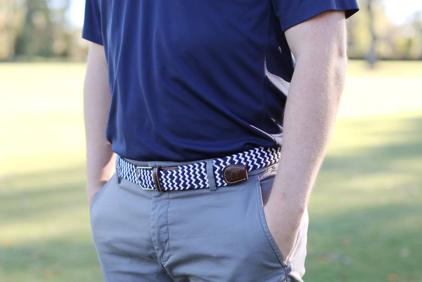 The Cape Cod Woven Stretch Belt