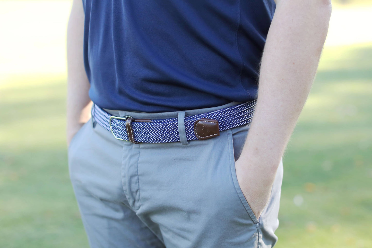 The Ponte Vedra Woven Stretch Belt