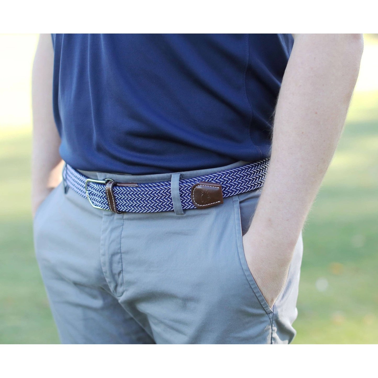 The Ponte Vedra Woven Stretch Belt