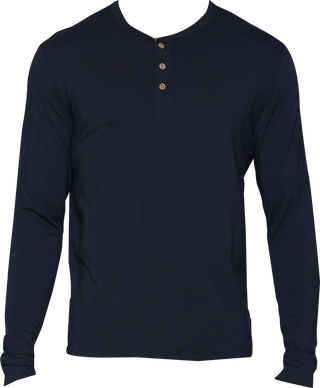 Men's Long Sleeve Henley