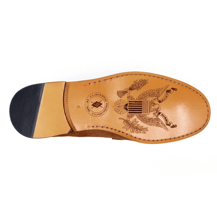 All American Waxed Penny Loafers by Martin Dingman