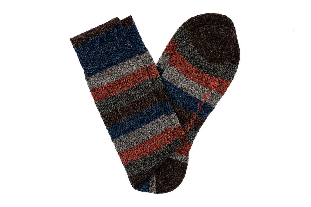 Stripe Andean Alpaca Socks by Martin Dingman
