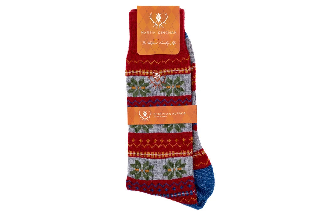 Fairisle Alpaca Socks by Martin Dingman