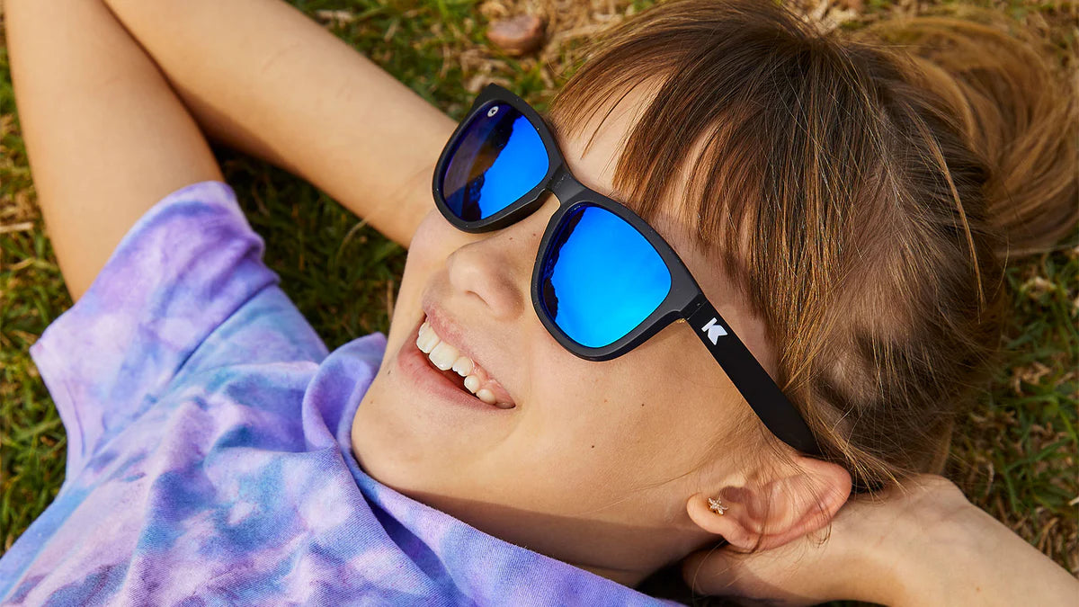 Knockaround Kids Premiums: Black/Moonshine