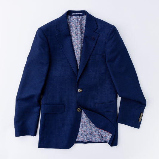 Signature Navy Wool Blazer