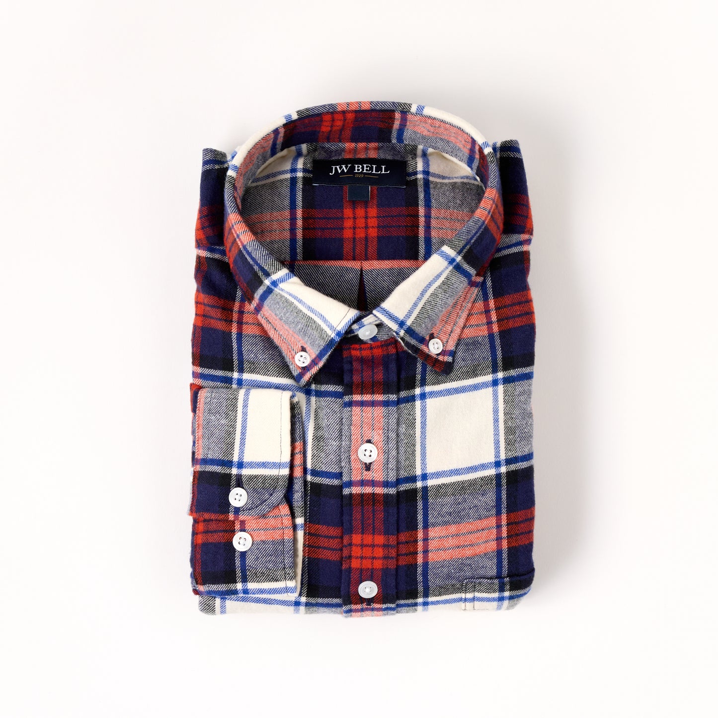 Cotton Comfort Long-Sleeve Sport Shirt