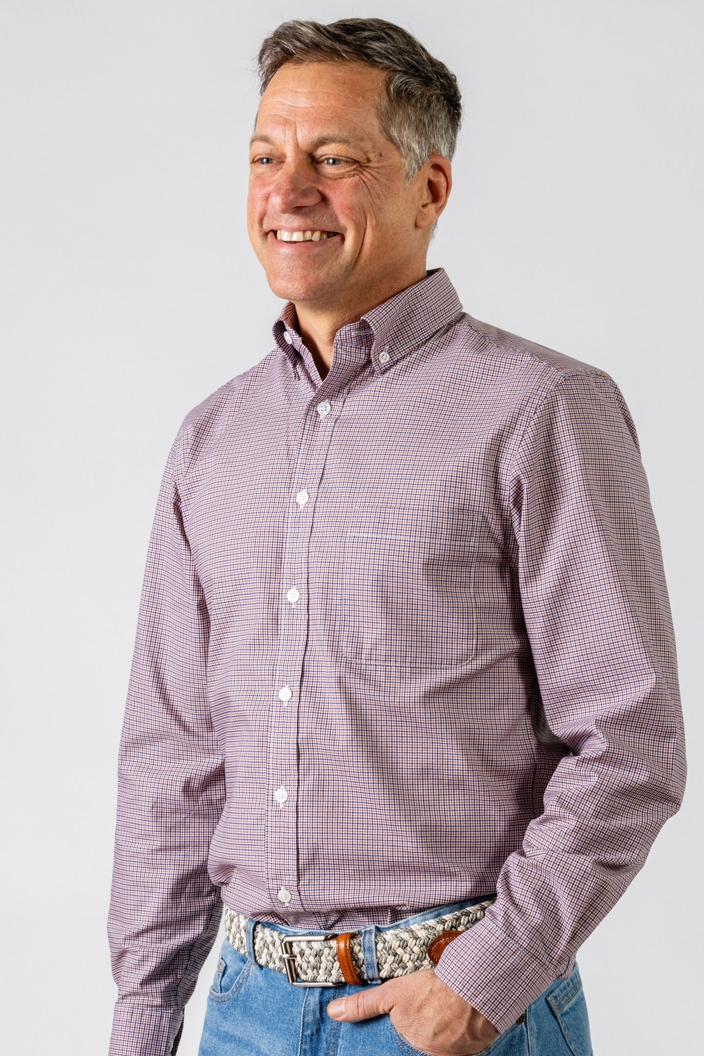 Luxe Long-Sleeve Sport Shirt