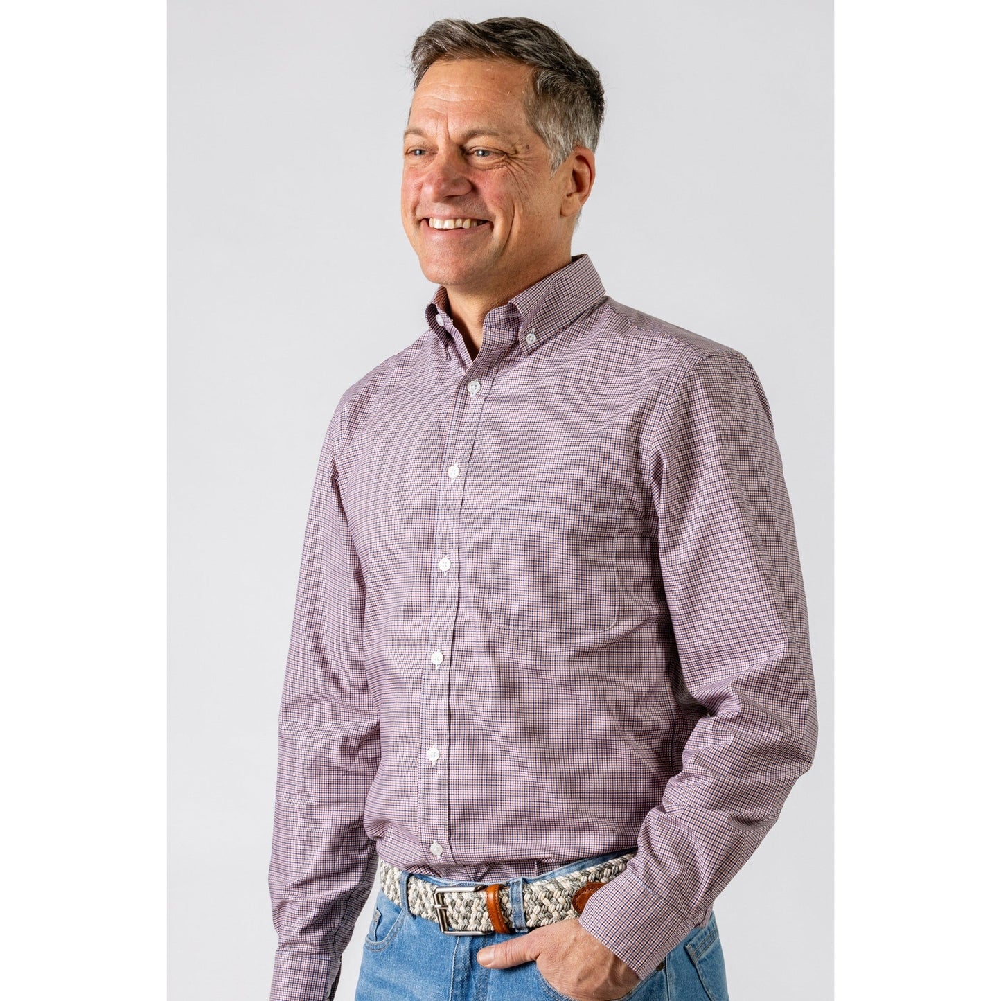 Luxe Long-Sleeve Sport Shirt
