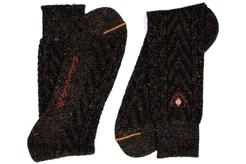 Chevron Andean Alpaca Socks by Martin Dingman