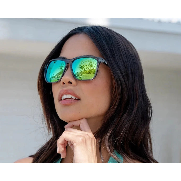 Knockaround Fast Lanes Sport: Clear Grey/Green Moonshine