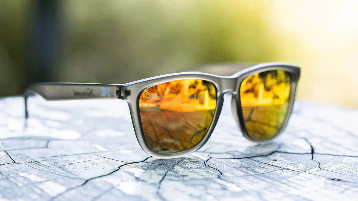 Knockaround Premiums: Frosted Grey/Red Sunset