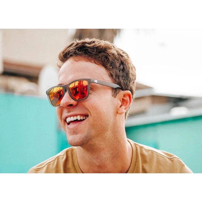 Knockaround Premiums: Frosted Grey/Red Sunset