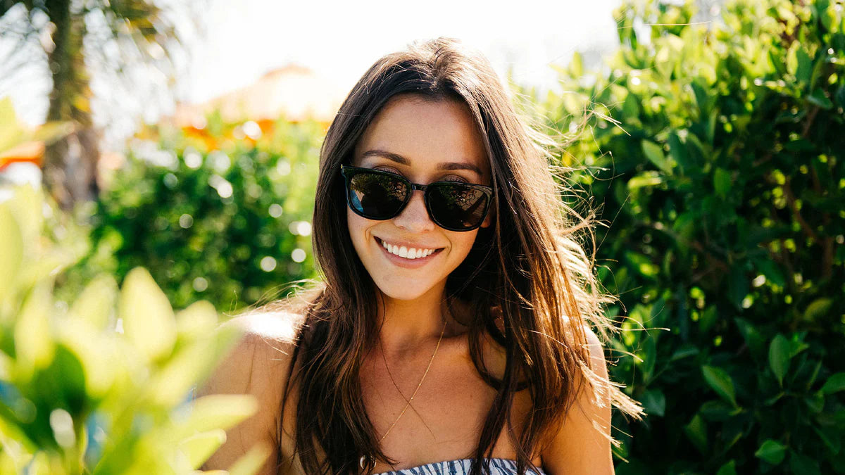 Knockaround Paso Robles: Glossy Black and Tortoise Shell Fade/Amber