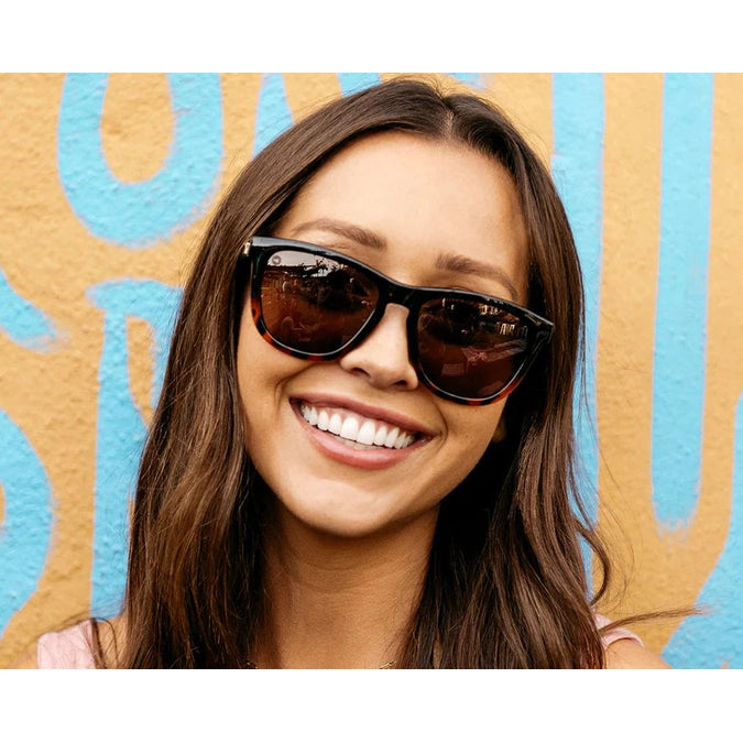 Knockaround Premiums: Glossy Black and Tortoise Shell Fade/Amber