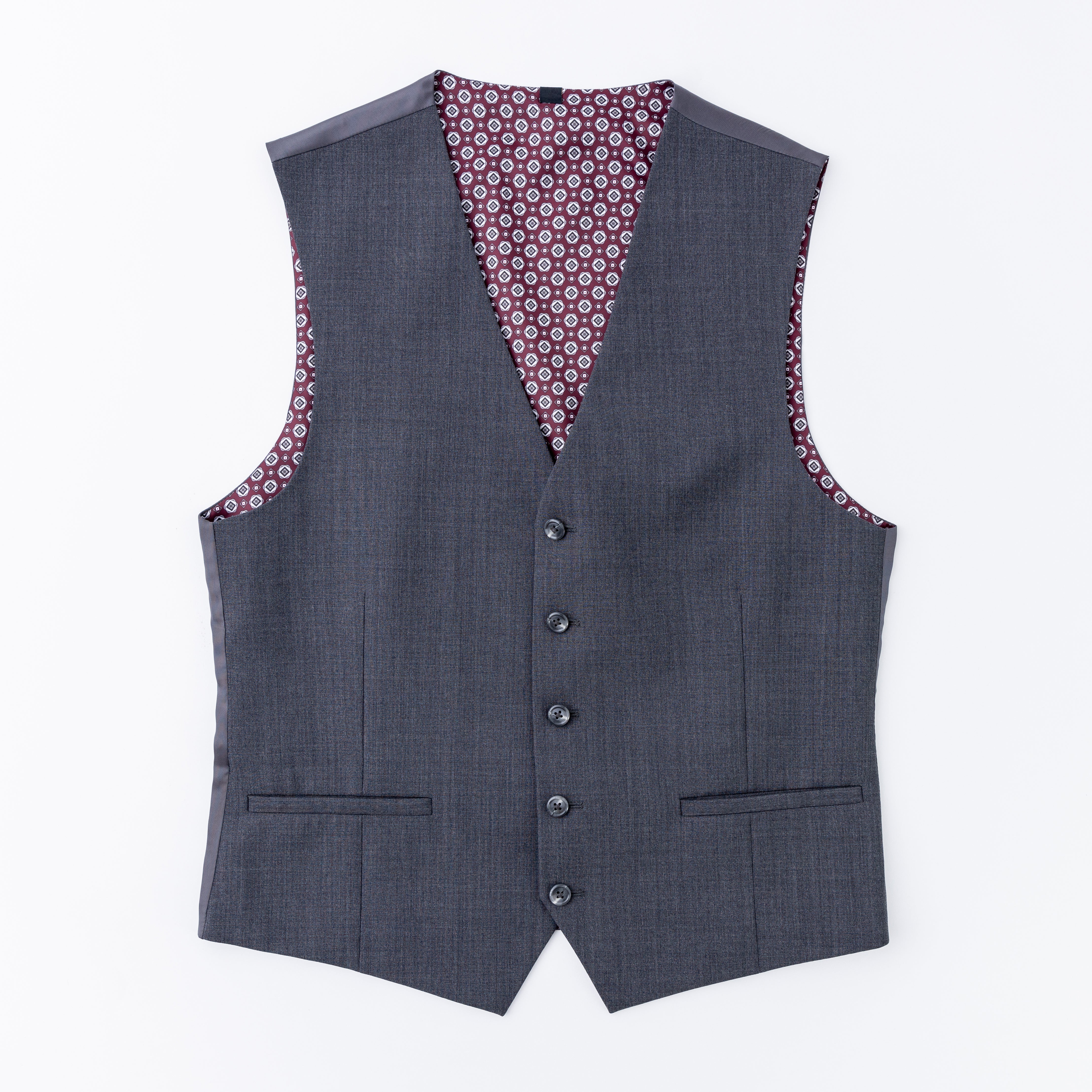 Wool Motion Suit Vest - Cambridge Grey – JW BELL