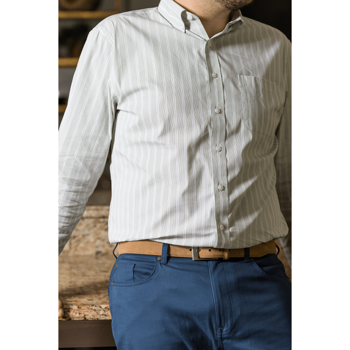 Performance Long-Sleeve Sport Shirt