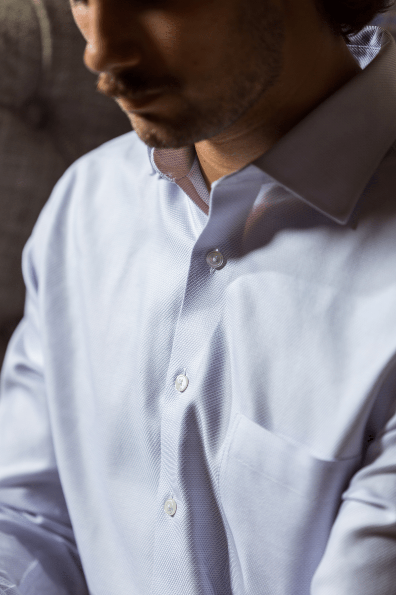 Non-Iron Dress Shirt Spread Collar