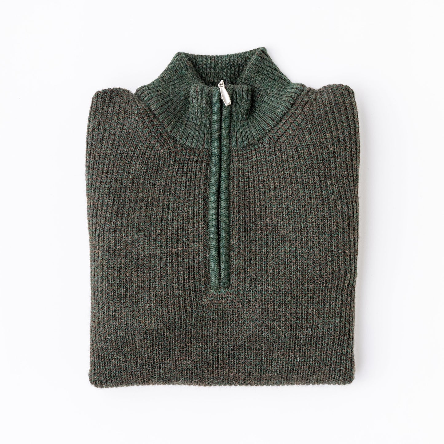 Luxe Royal Alpaca 1/2 Zip Houndstooth Jacquard - Two Colors Available