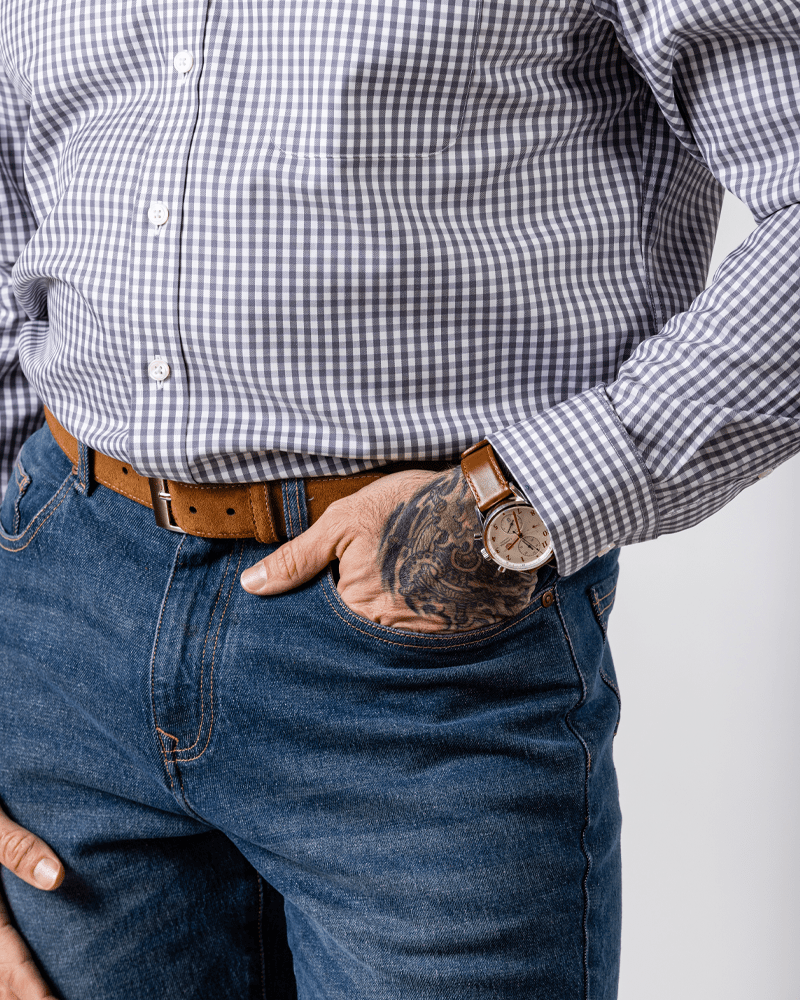 Luxe Long-Sleeve Sport Shirt