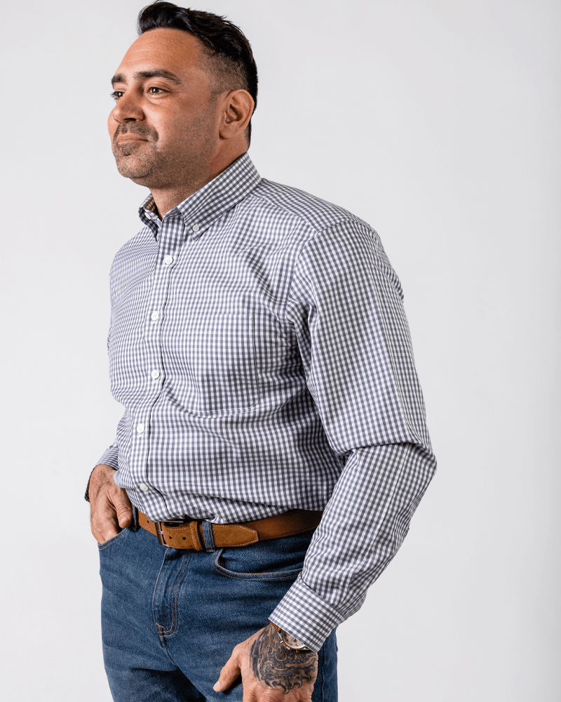 Luxe Long-Sleeve Sport Shirt