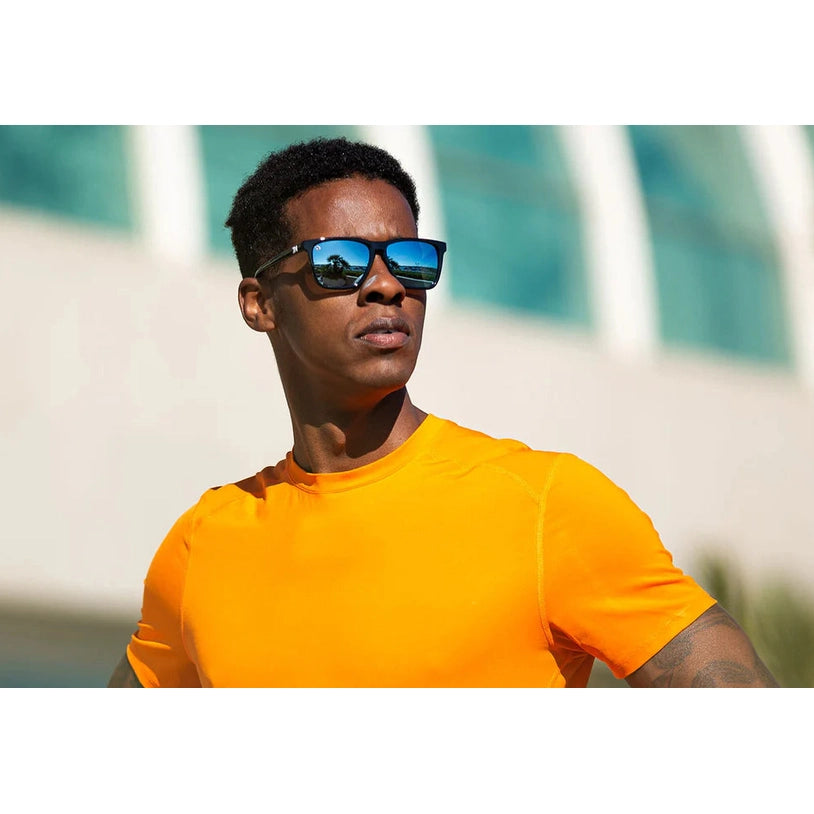 Knockaround Fast Lanes Sport: Jelly Black/Sky Blue