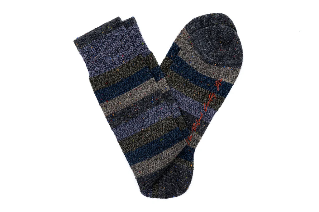 Stripe Andean Alpaca Socks by Martin Dingman