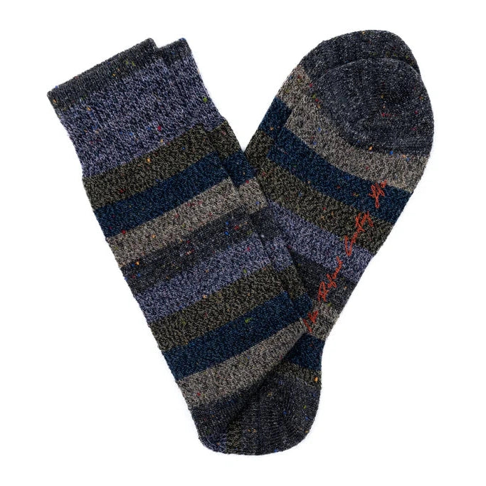 Stripe Andean Alpaca Socks by Martin Dingman