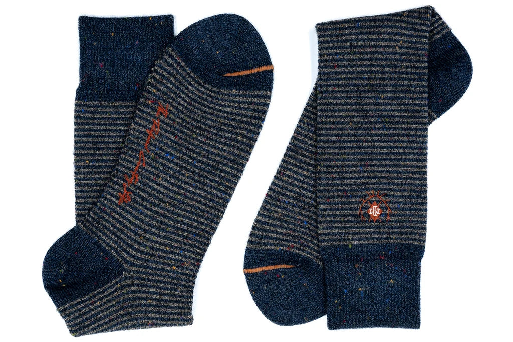 Stripe Andean Alpaca Socks by Martin Dingman