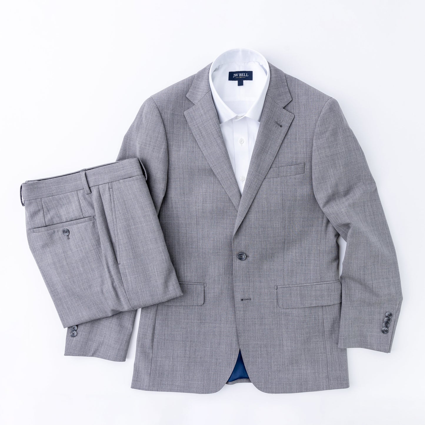 Wool Motion Suit - Pewter Grey