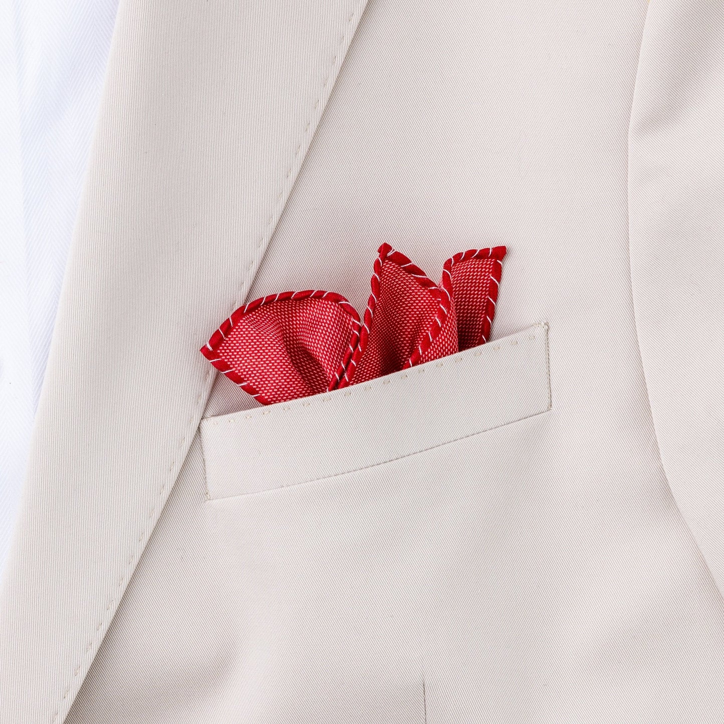 Red Pocket Square