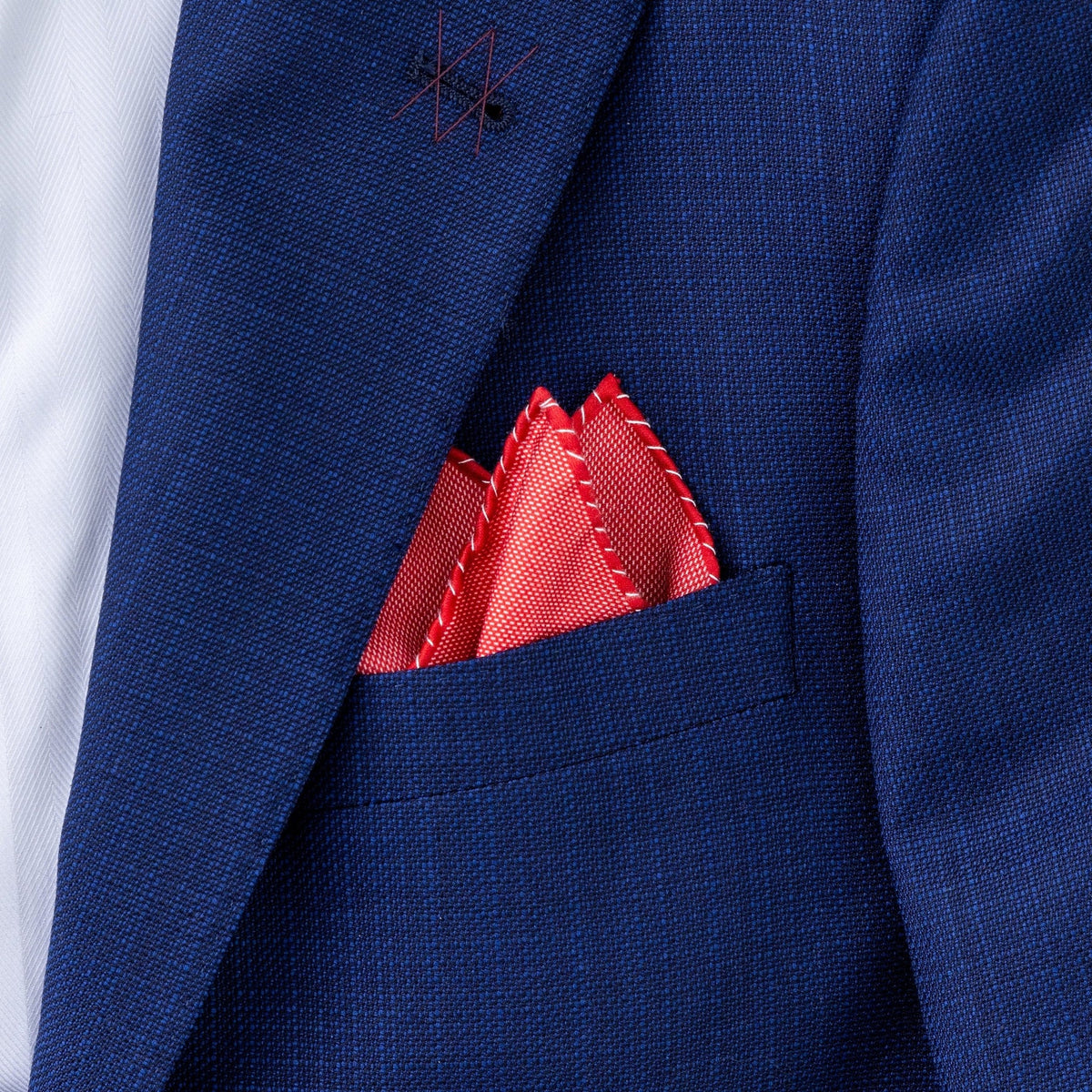 Red Pocket Square