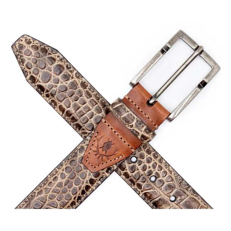 Arthur Alligator Grain Leather Belt by Martin Dingman