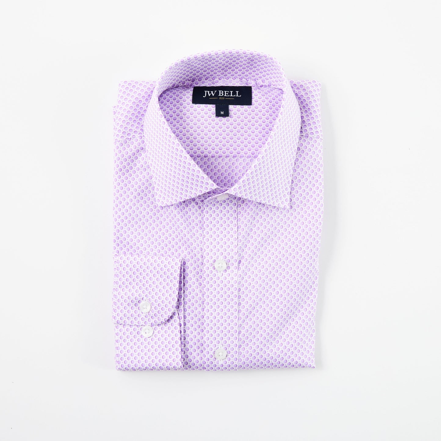 Luxe Cotton Long-Sleeve Spread Collar Sport Shirt
