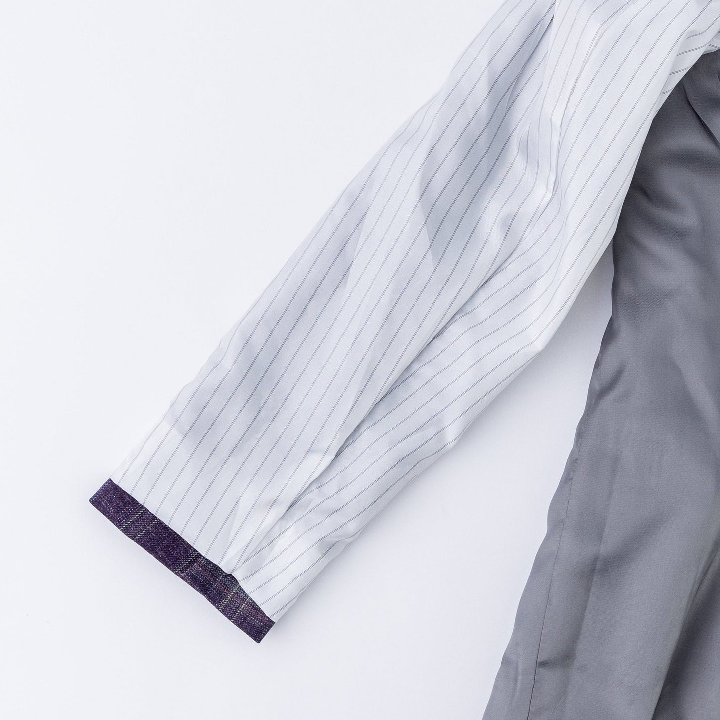 Purple Plaid Wool, Linen & Silk Sport Coat