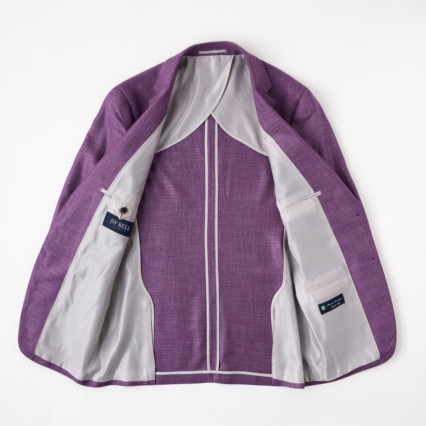 Botto Giuseppe Purple Solid Sport Coat