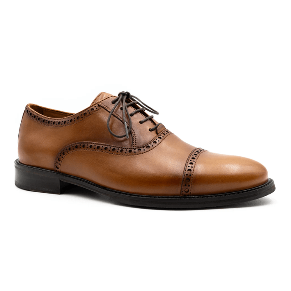 Cambridge Hand Stained Dress Calf Leather Cap Toe by Martin Dingman