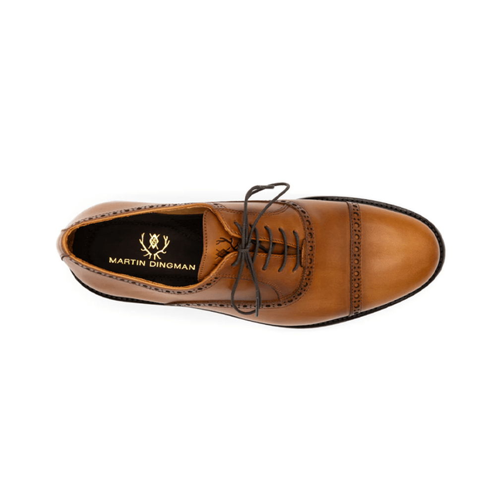 Cambridge Hand Stained Dress Calf Leather Cap Toe by Martin Dingman