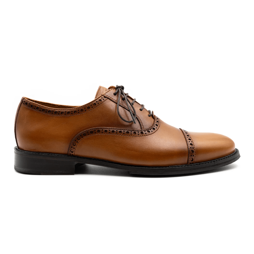 Cambridge Hand Stained Dress Calf Leather Cap Toe by Martin Dingman