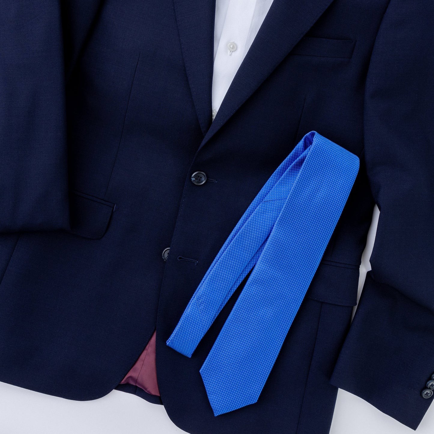 Wool Motion Suit - Navy