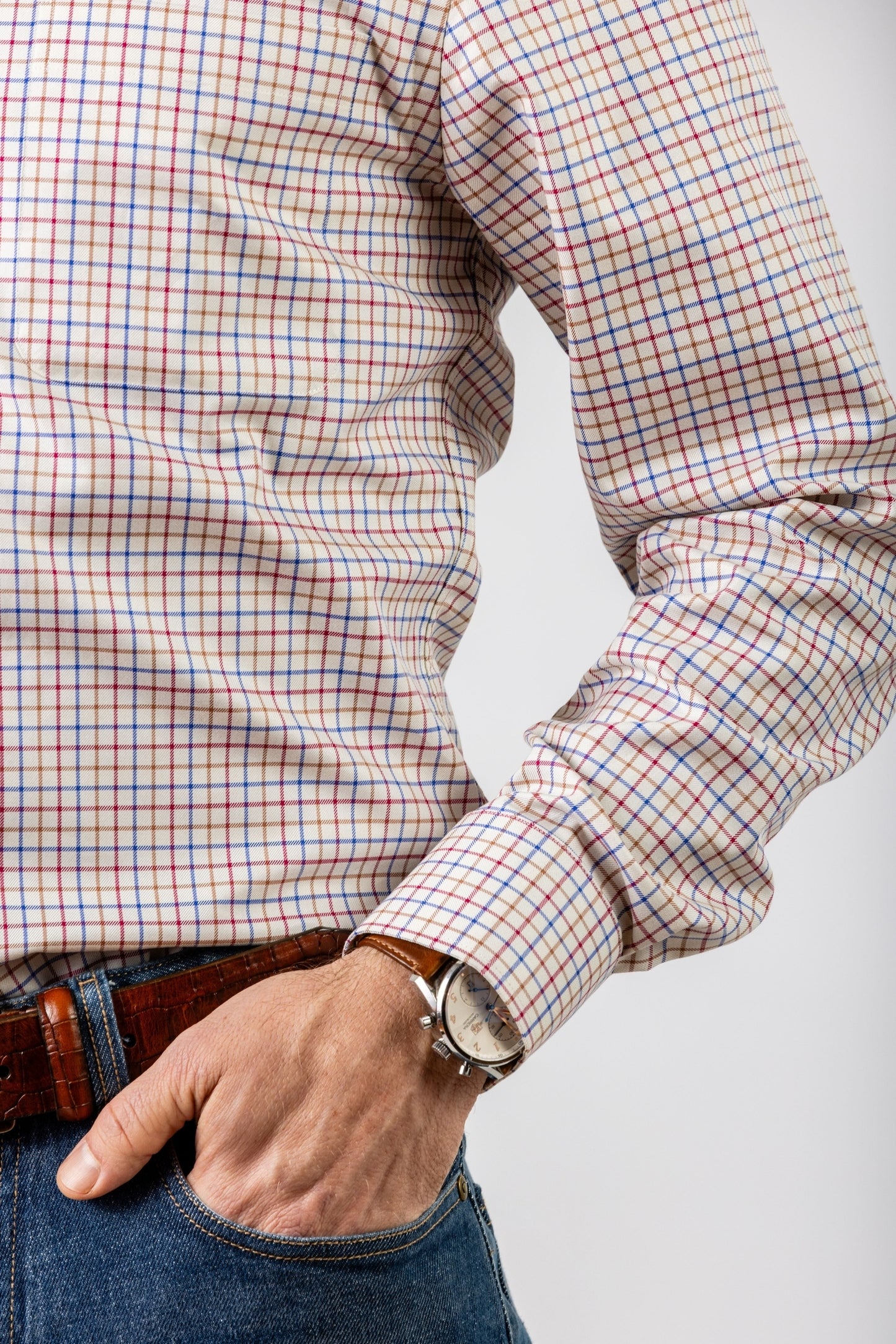 Luxe Long-Sleeve Sport Shirt