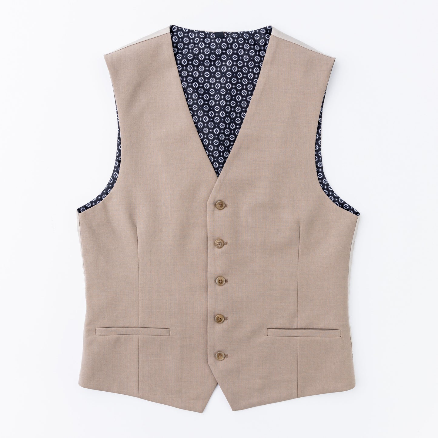 Wool Motion Suit Vest - Tan