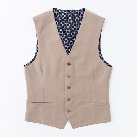 Wool Motion Suit Vest - Tan