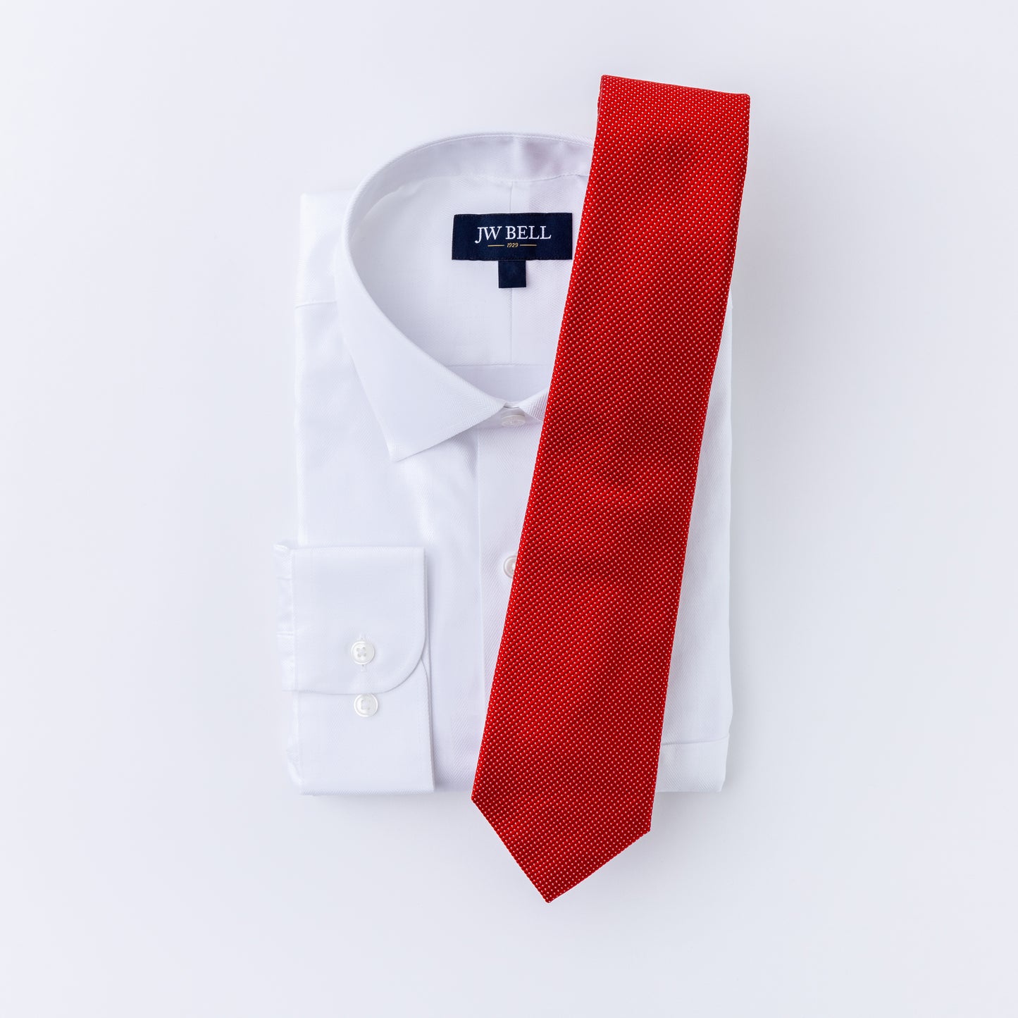 Pindot Solid Extra Long Tie