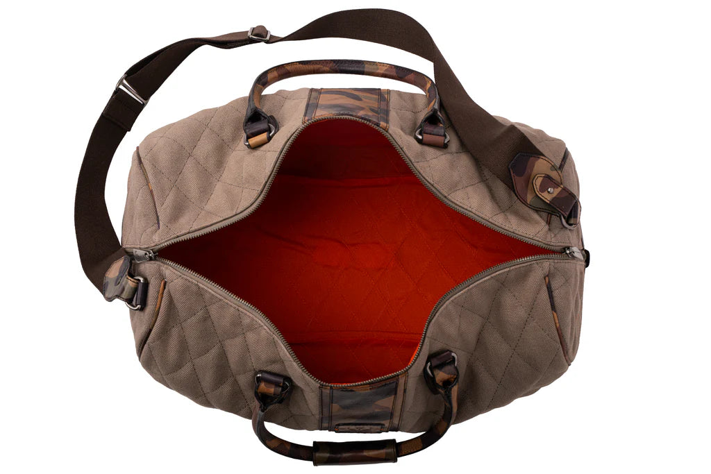 Woodland Quilted Oxford Canvas Duffel by Martin Dingman