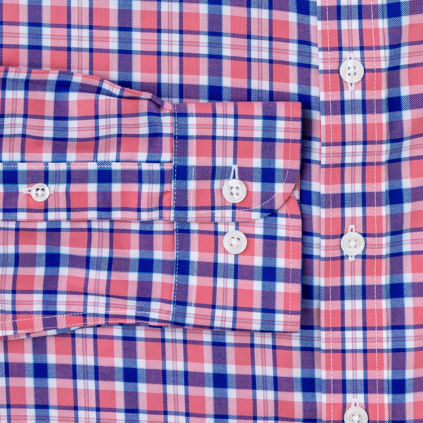 Cotton Stretch Long-Sleeve Sport Shirt