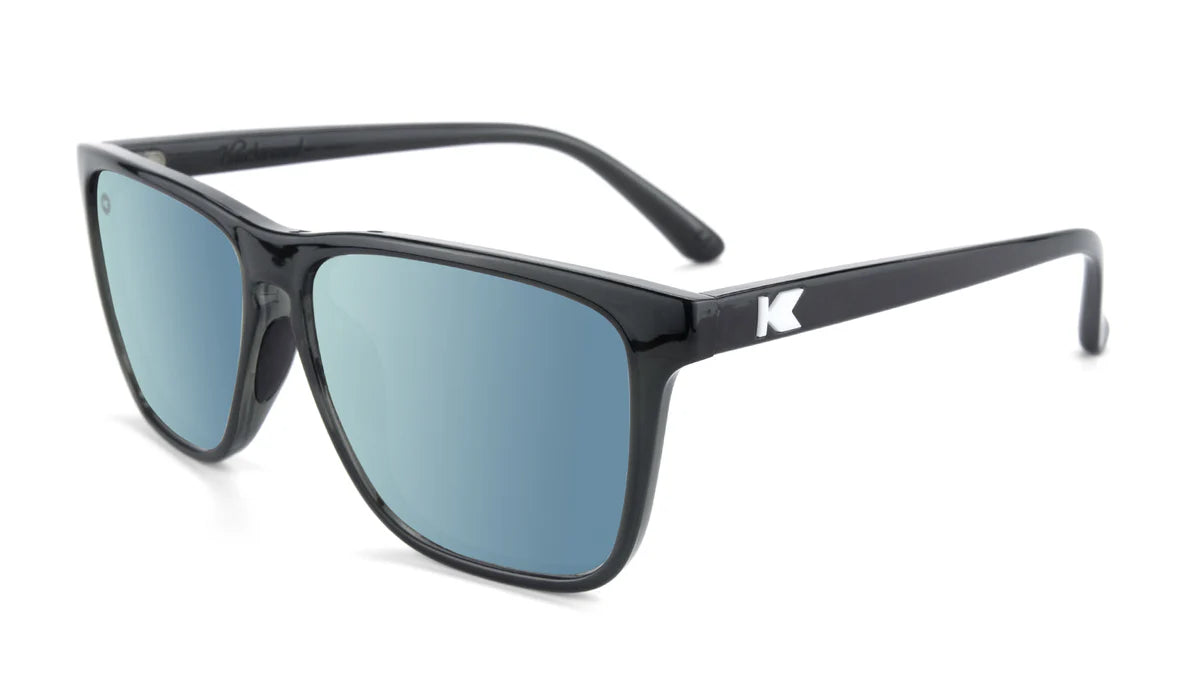 Knockaround Fast Lanes Sport: Jelly Black/Sky Blue