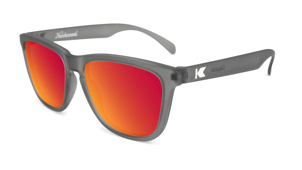Knockaround Premiums: Frosted Grey/Red Sunset