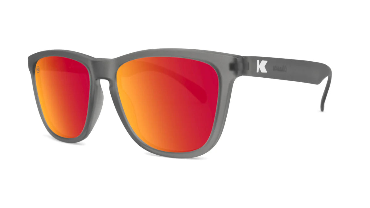 Knockaround Premiums: Frosted Grey/Red Sunset