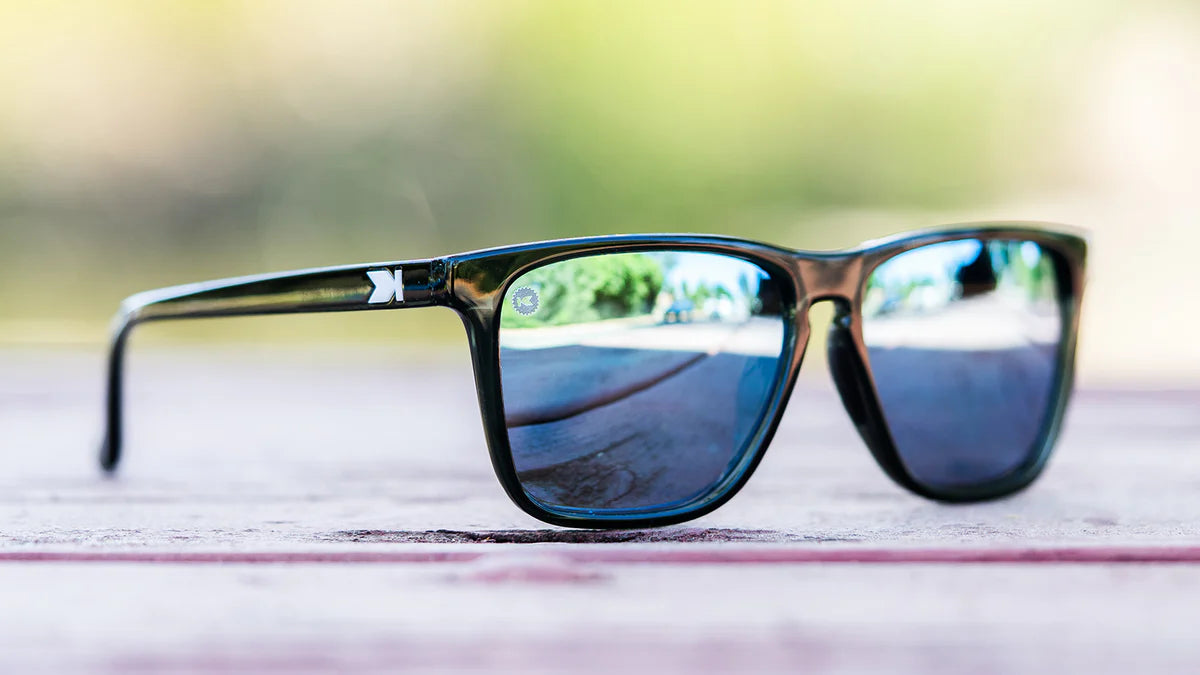 Knockaround Fast Lanes Sport: Jelly Black/Sky Blue