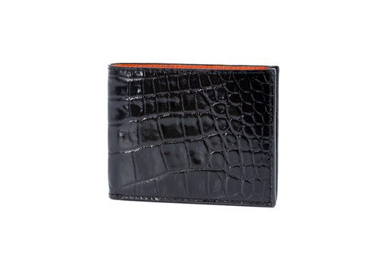 Anthony Hand Finished Alligator Grain Leather Billfold by Martin Dingman